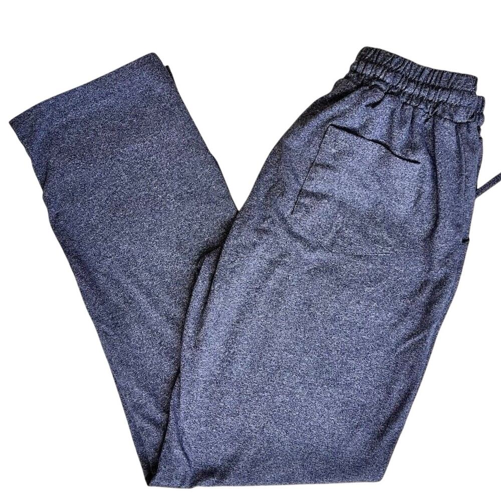 Womens Comfy Blue Lounge Pants Medium‎ Pajama Pockets Stretch Yoga Relax Cozy